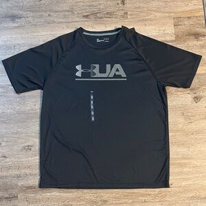 Under Armour Charcoal Black Tee Loose Fit